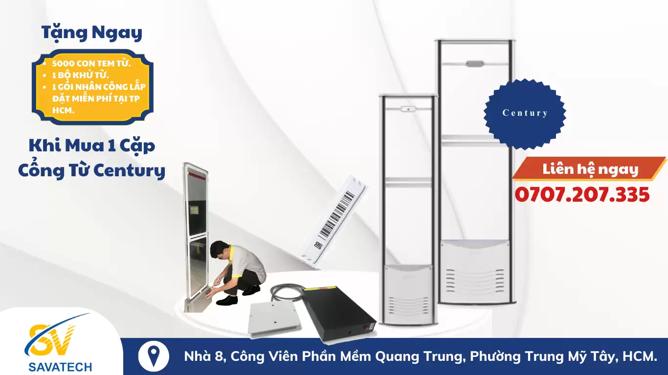 Sale Cuối Năm – Mua Cổng Từ Tặng Bộ Khử Từ + 5.000 Tem + Lắp Đặt Miễn Phí